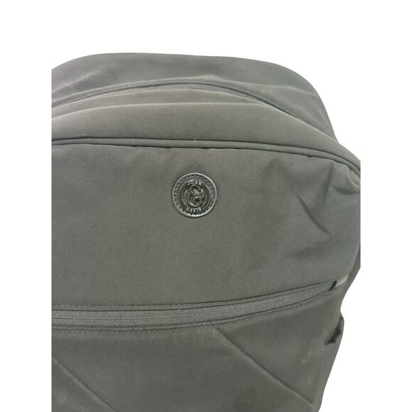 Joan & David Black Nylon Laptop Bag Backpack Travel Diaper Bag Hiking READ - Picture 5 of 13
